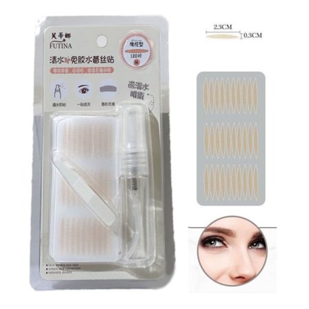 120 par/set dubbel ögonlockstejp