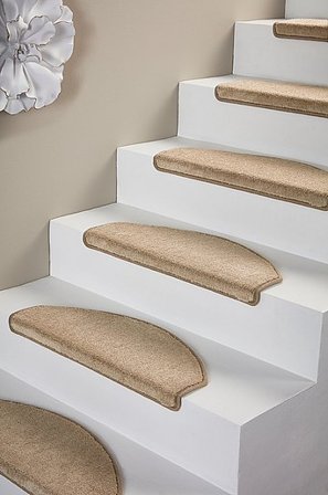 Jotex - Stufenteppich 15er-pack Polyester/Polyester Einfarbig SOFT - Kaufen Stufenmatten bei Jotex