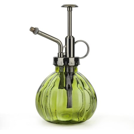 200 ml glassprayflaske med trykpumpe, fin tågesprøjte til indendørs planter, vandkandesprøjte til blomster - grøn