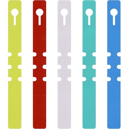 250 stk. plantetiketter i haven, farvede PVC-vejrbestandige plastikmærker til planteskoler, prydplanter, potteplanter, blomster osv.