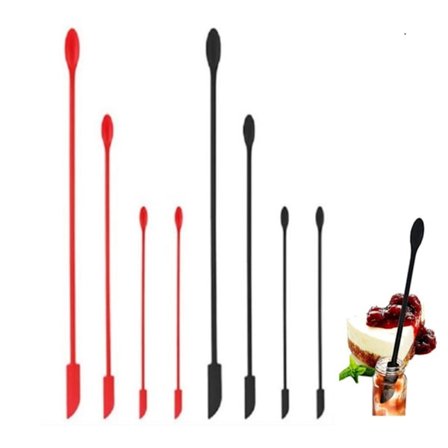 8-delt Mini Silikon Slikkepott Sett - Kosmetisk Slikkepott, Gjenbrukbare Små Skjønnhetsverktøy