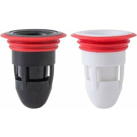 Pakke med 2 lugtstoppere til gulvafløb i brusekabinen, til køkkenbadeværelset