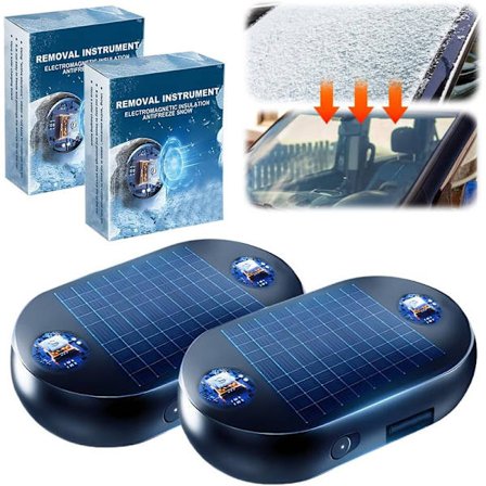 1-pak snerydningsinstrument, bil-afrimer med elektromagnetisk snefjernelse, bærbar snesmelter og antidug til biler