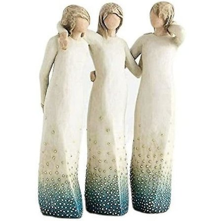 Tre søstre figurer skulpturer vennskap tre søstre statue -håndverk