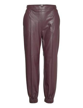 C_Teruna Trousers Leather Leggings/Bukser Rød BOSS