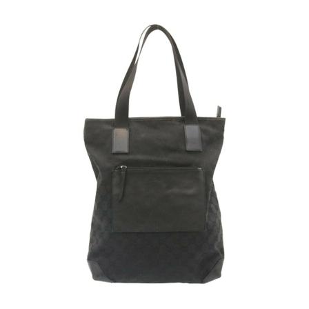 Gucci Vintage, Pre-owned Tote Bag Zwart, Dames, Maat:ONE Size,Canvas