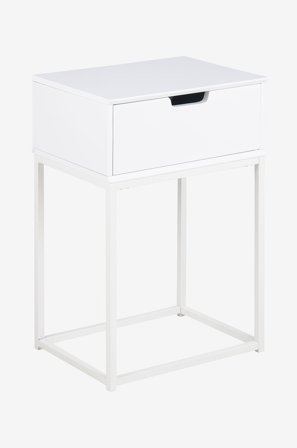 AC Design Furniture - Sängbord Meja - Vit - Sängbord - Från Homeroom