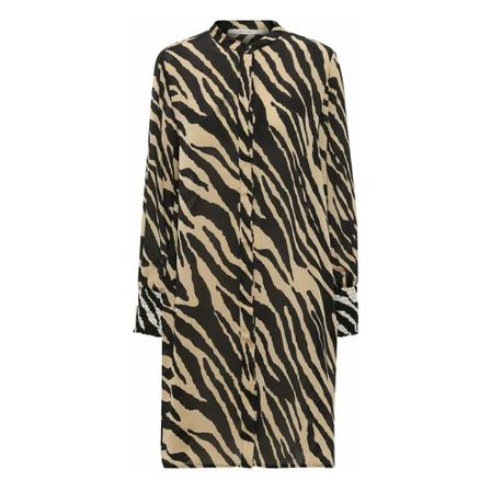 Costamani Long shirt Model Zebra from Brun, Dame Hverdagskjoler