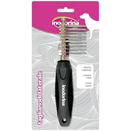 Plejehandske - INODORINA - Til Hunde og Katte - Fjerner Hår - Udhøver Pelsen - Sort