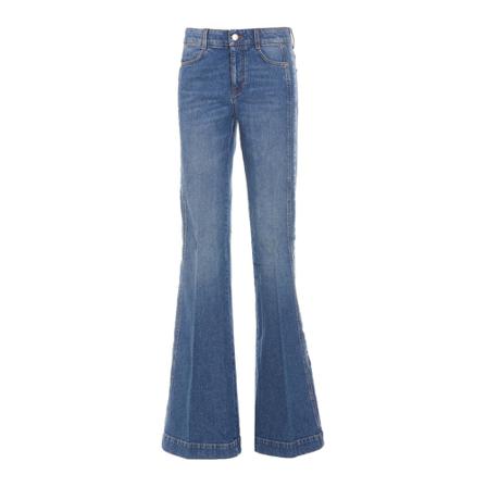 Stella McCartney, Flared Jeans Blauw, Dames, Maat:W28