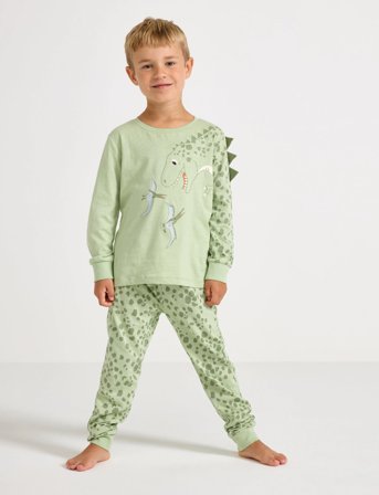 Lindex Pyjama 3D - Green - 92