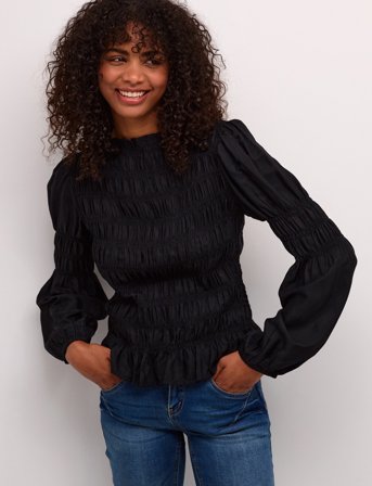 Cream Crhenva Blouse - Black - 42