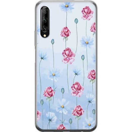 Kompatibel Mobilcover til Huawei P smart Pro 2019 Petal Reverie Sky Blue