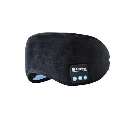 Bluetooth Sovhörlurar Ögonmask Sidosovare Mörkläggningsmask Trådlös Bluetooth Bomulls Sovmask med Högtalare YEMAESRE