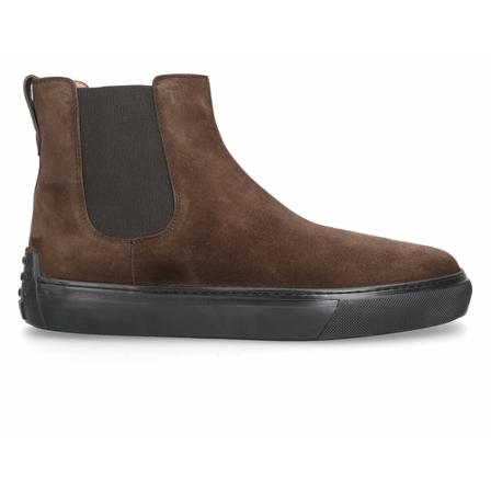 Tod's Chelsea Laarzen M62C suede , Bruin , Heren , Maat: 41 EU Laarzen