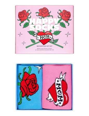 Happy Socks | 2-Pack Mother's Day Socks Gift Set | 36-40