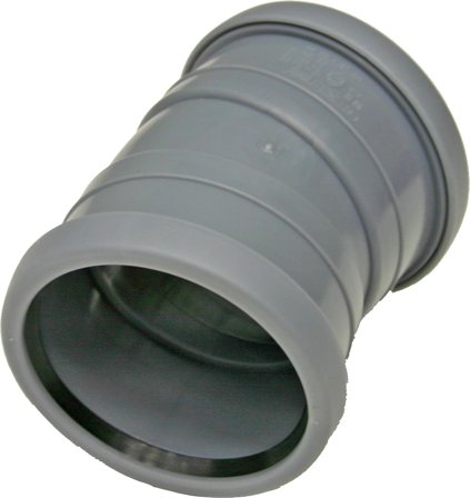 Pipelife 172304 Bøy med 2 muffer, 15° 75 mm, Innendørsavløp