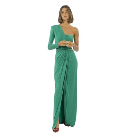 Elisabetta Franchi, Party Dresses Zielony, Kobieta, Rozmiar: S