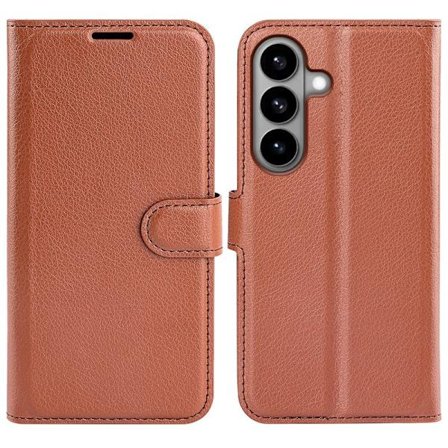 AMORUS Samsung Galaxy S26 / S26 Pro Plånboksfodral Konstläder - Brun