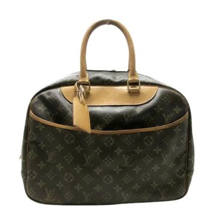 Louis Vuitton Vintage, Pre-owned Canvashandbags Bruin, Dames, Maat:ONE Size,leder
