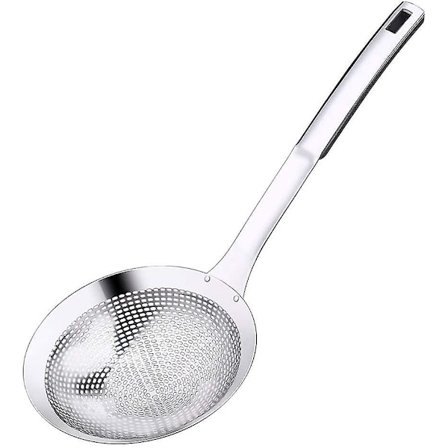 18'' Premium Rustfritt Stål Stor Skimmer Øse, Skimmer For Matlaging Steking Skimming