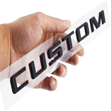 ANPASSAD Bokstäver Emblem Emblem 3D Bil Bildekal Stickers Bil