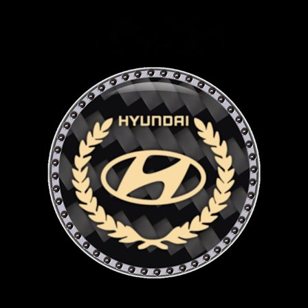 Tvåpack klistermärken för bilmotorns start- och stoppknapp (Hyundai)