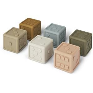 Liewood 6-Pack Khaki Gloria Dice One Size - First toys and baby toys - One size - Green