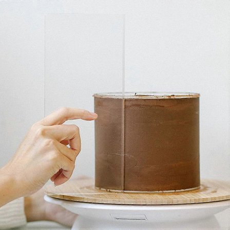 Kräm för Tårtbakning Akrylverktyg 1 st Transparent[HK]