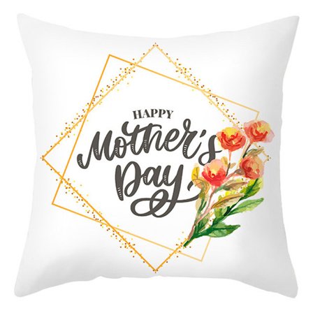 Kuddfodral + innerkudde 45x45cm, present till mors dag