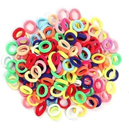 Hårbåndsbind, 200 stk Farverige Gummibånd Gør Ikke Ondt På Håret, Til Småbørn Baby Børn