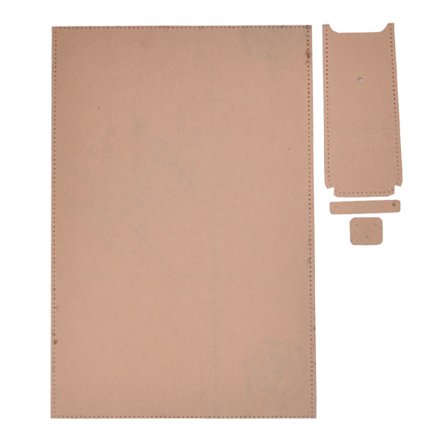 Lær Mal Sett Transparent Akryl DIY Lær Håndveske Lommebok Håndverk Verktøy