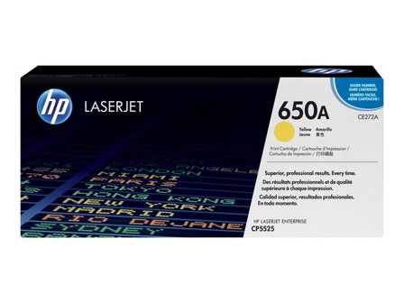 HP Toner CE272A 650A 15K Gul - Lyreco - Toner och bläck - Tonerkassetter - Toner HP