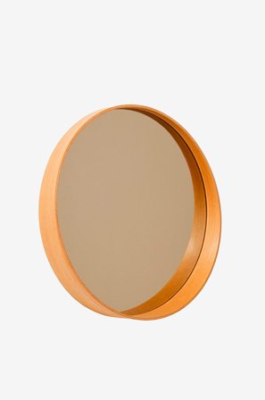 Homitis - Spejl Bias Large Oak - Brun - Store spejle - Fra Homeroom