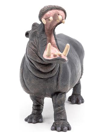 Hippopotamus Toys Playsets & Action Figures Animals Grå Papo