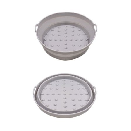 Sammenleggbart Silikonbrett for Airfryer – 19,3 cm Diameter | Enkel Rengjøring