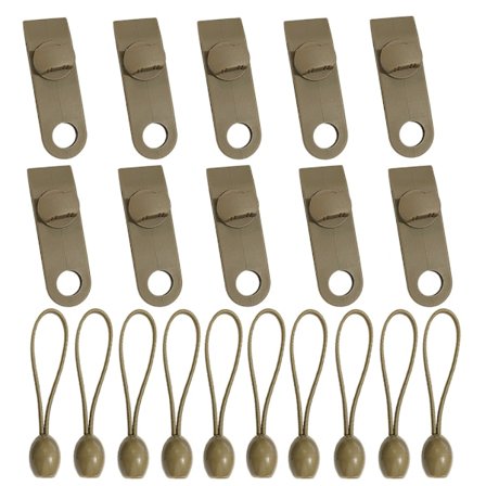 Utendørs teltklips forsterket vindtett klips (ett sett)