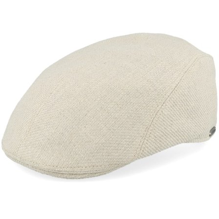 Wigéns - Beige flatcap Czapka Z Daszkiem - Ivy Modern Cap Beige Flat Cap @ Hatstore