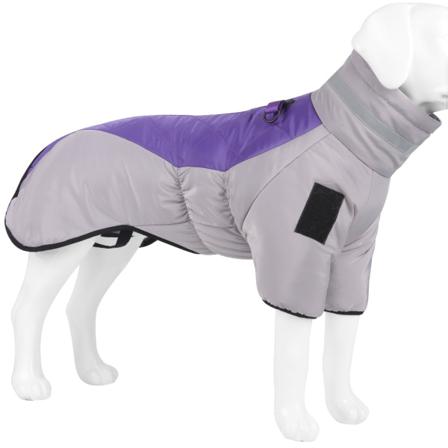 Pet Dog Hög Krage Kläder Väst Valp Vinter Varm Vadderad Jacka