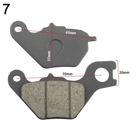 Cykel Bromsbelägg Scooter Bromsskiva 7 7