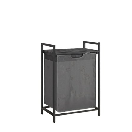 Rootz vaskeri kurv - vaskeri med hylde - vaskeri - rumbesparende design - 50,1 x 33,1 x 72,1 cm