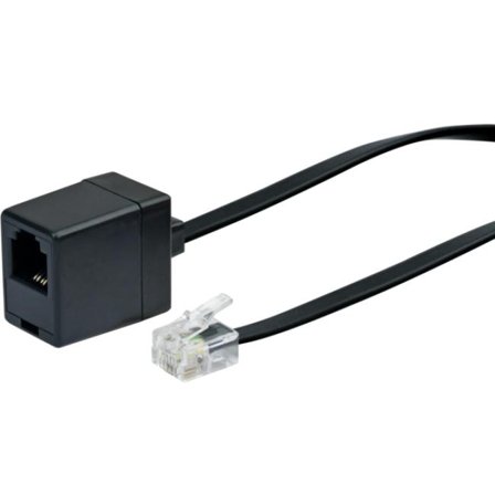 SCHWAIGER Telefonkabel Verl. RJ11 6P4C -> RJ11 6P4C 10m