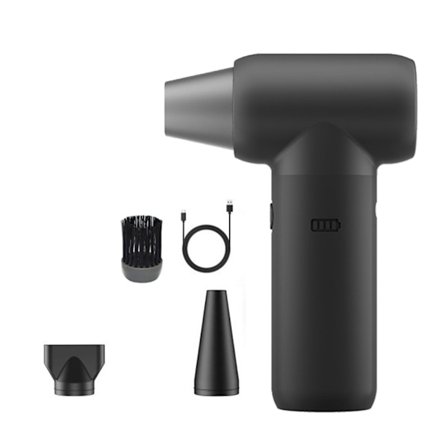 Oppladbar Mini Elektrisk Luftblåser Jet Tørrblåser for Hjem, Bil og Utendørs