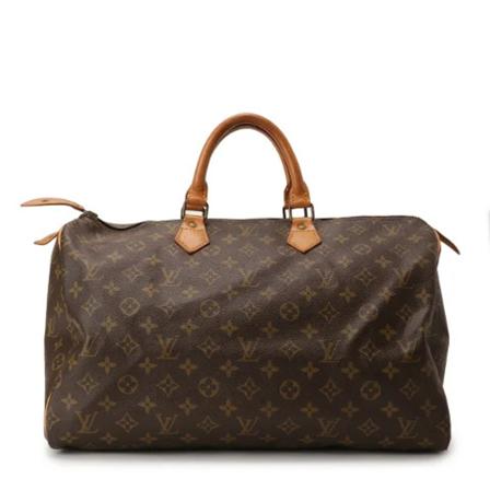 Louis Vuitton Vintage, Pre-owned Bag Bruin, Dames, Maat:ONE Size,leather