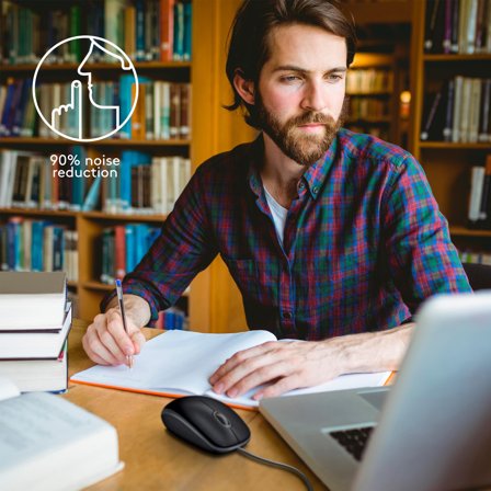 Logitech B110 Silent - mus - USB