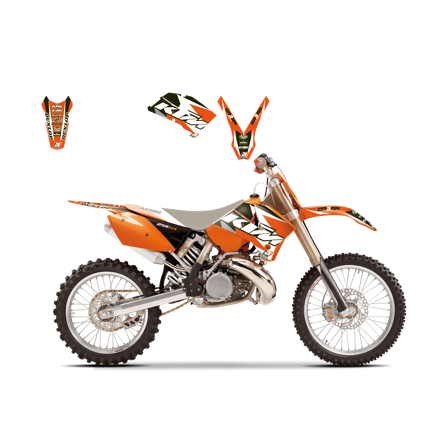 Kit Adesivi/Grafiche Blackbird Dream 3 - KTM 125 SX 2005-2006