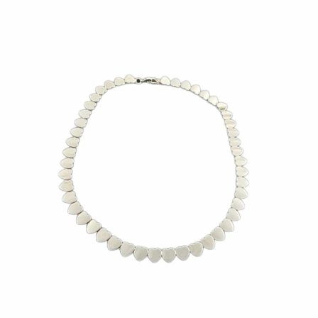 Halsband Stål - Hjärta