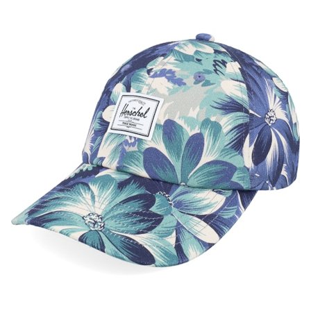 Herschel - Blau unconstructed Cap - Sylas Classic Cap Floral Tapestry Dat Cap / Unstructured @ Hatstore