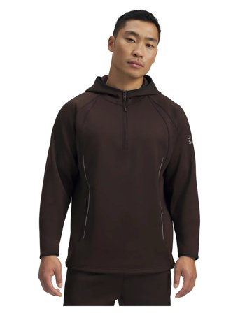 Under Armour Ua Halo Cw 1/2 Zip - Brown - XXL