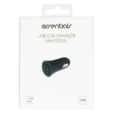 Essentials Car Charger bilstrømadapter - USB - 12 watt
